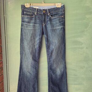 Dark Wash, GAP low-rise bootcut women's jeans, US size 2
